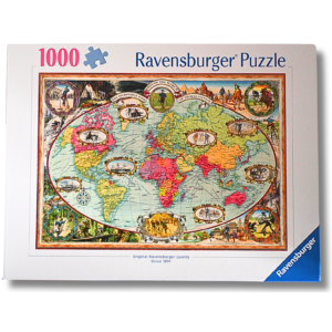 Ravensburger Puzzle Mit Fahrrad um die Welt