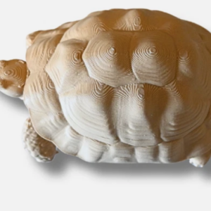 3D gedruckte Schildkröte aus PLA in verschiedenen Farben
