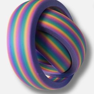 Fidget Spiralring Bunt ( Mehrfarbig) Groß