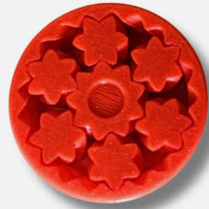 Fidget Zahnrad, 3D Druck, Klein, in verschiedenen Farben, PLA, Geduldspiel