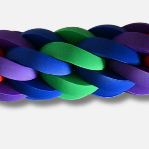 Fidget Kleines Handliches Riffelwalzen Fingerspiel 3D Druck , Bunt / Mehrfarbig