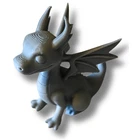 3D gedruckter Drache aus PLA in verschiedenen Farben – Bild 4