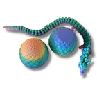 Fidget Drache & Drachenei als 2er Set ( Mehrfarbig) – Bild 7