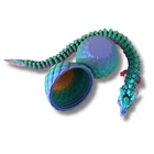 Fidget Drache & Drachenei als 2er Set ( Mehrfarbig) – Bild 6